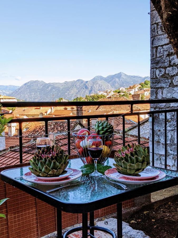 Best View! Rooftop With Garden - Old Town Nr404 Daire Kotor Dış mekan fotoğraf