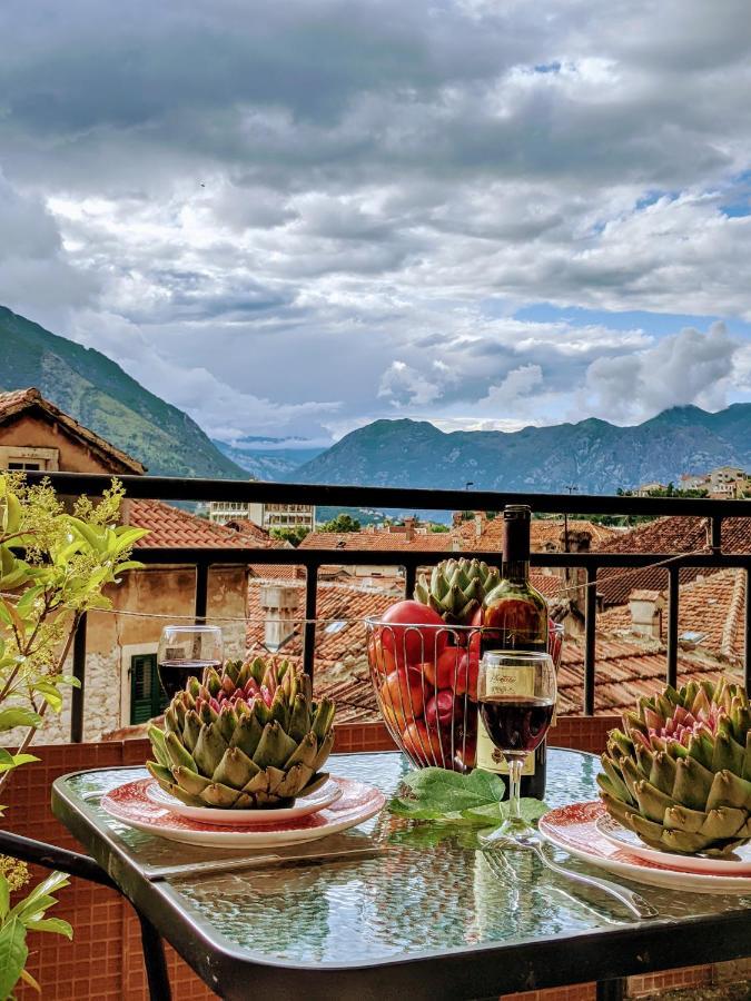 Best View! Rooftop With Garden - Old Town Nr404 Daire Kotor Dış mekan fotoğraf